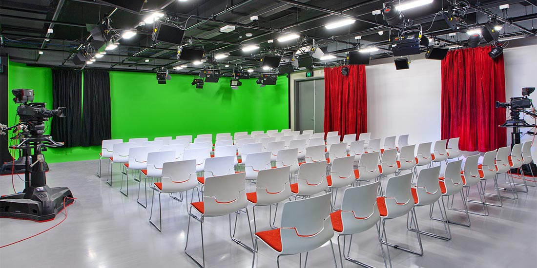 Media and broadcast room