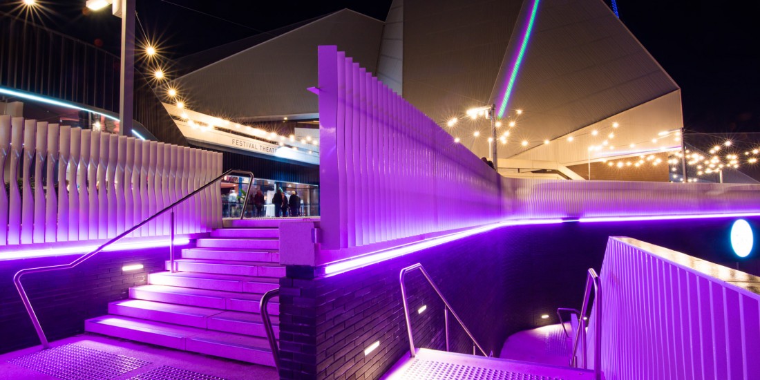 Adelaide Festival Centre Northern promenade staircase