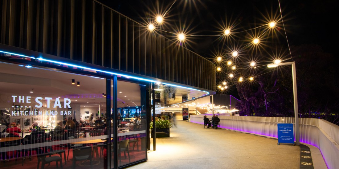 Adelaide Festival Centre Northern Promenade restaurant area