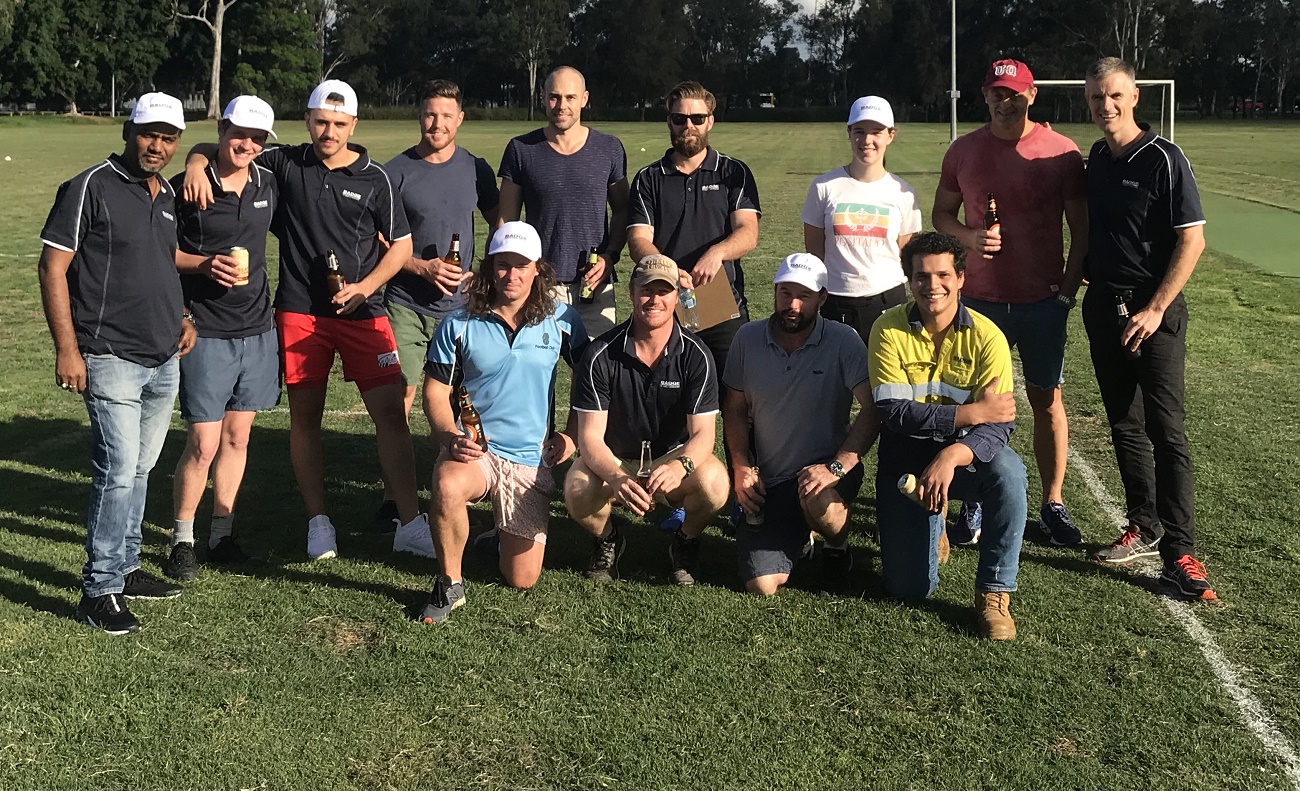 BADGE Brisbane cricket match