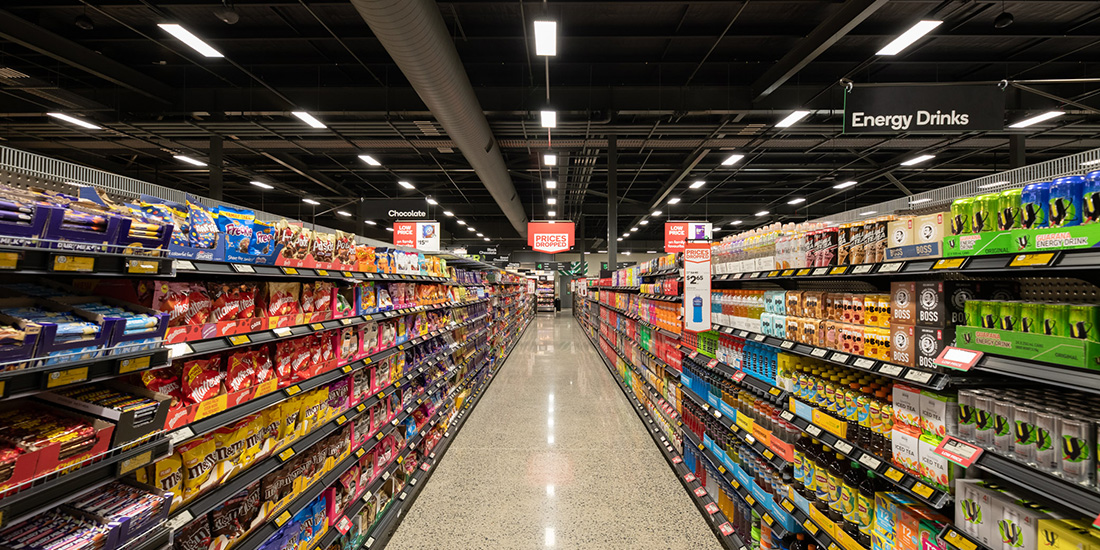 Shopping aisle Woolworths Mt Barker